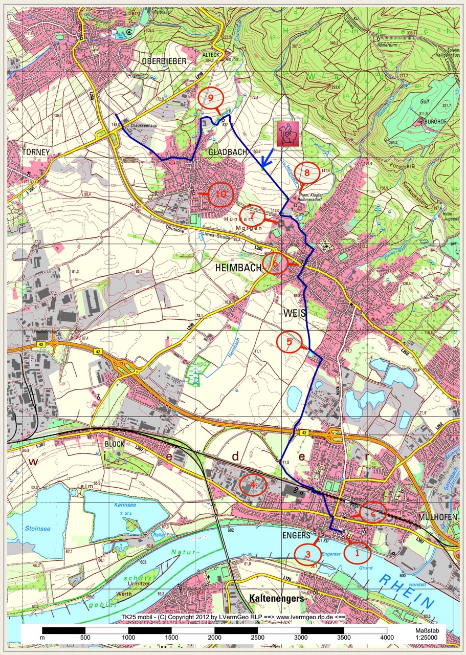 Etappe A1: Karte