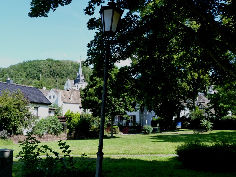 Ausblick vom Parkplatz in Leubsdorf