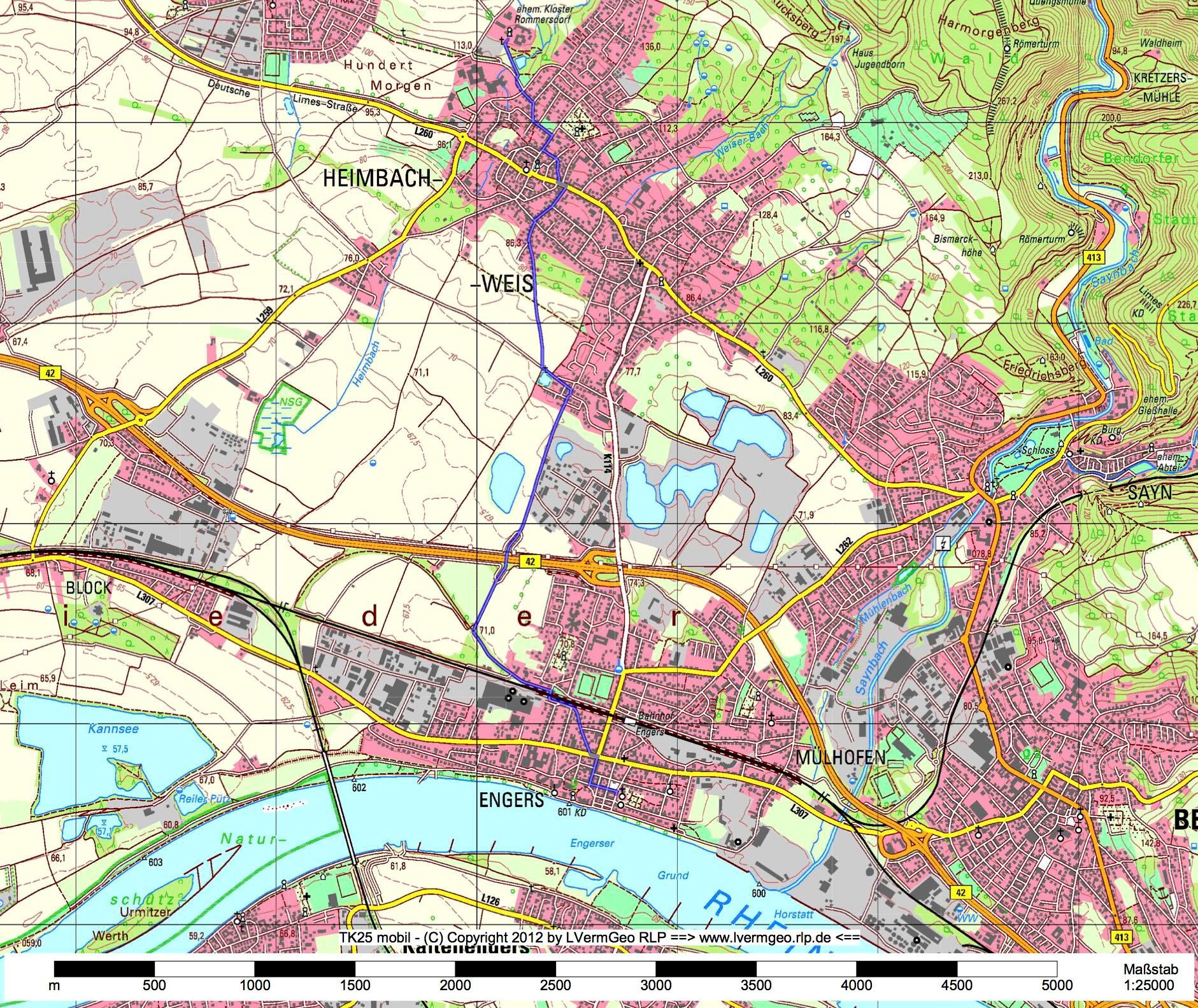 Etappe B1: Karte