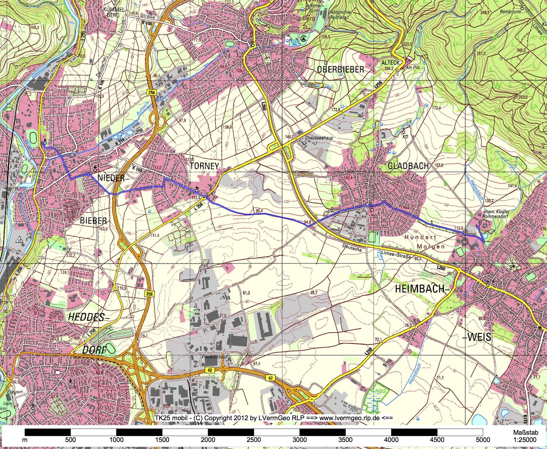 Etappe B2: Karte