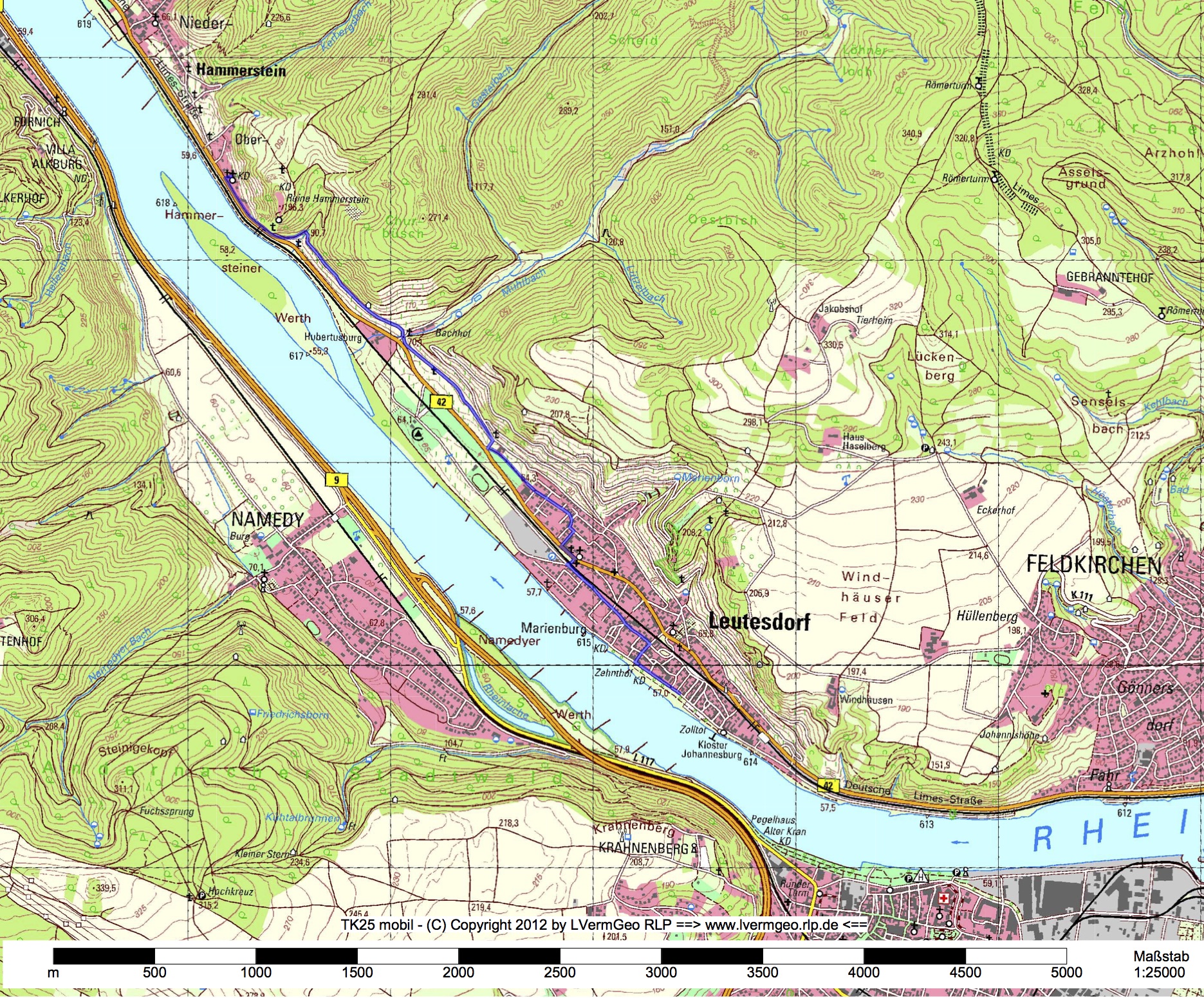 Etappe B5: Karte