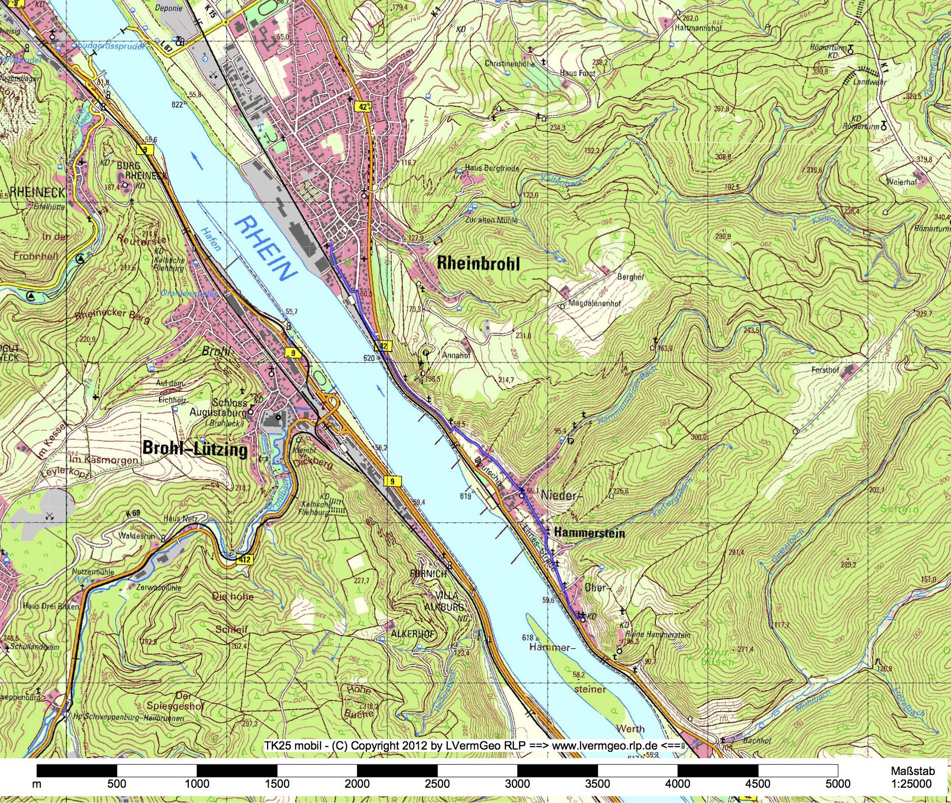 Etappe B6: Karte