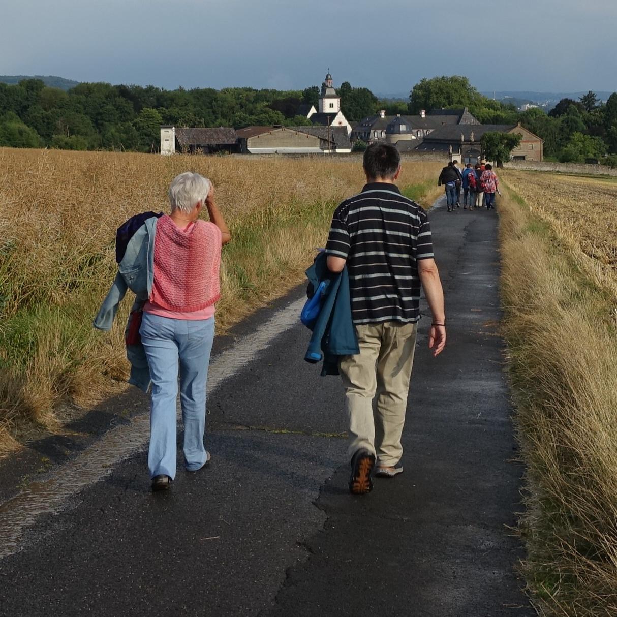 unterwegs zur Abtei Rommersdorf